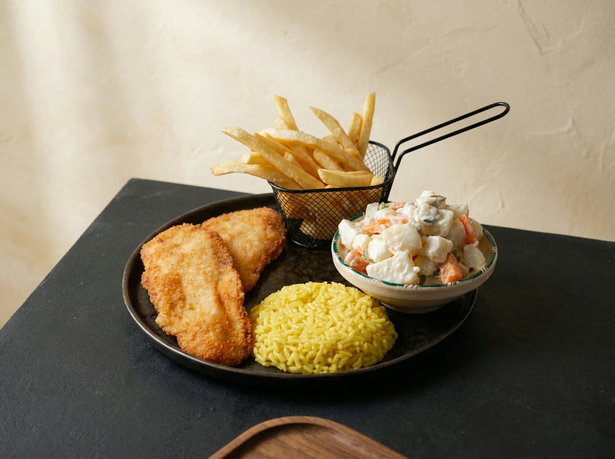 Filet de poulet pané
